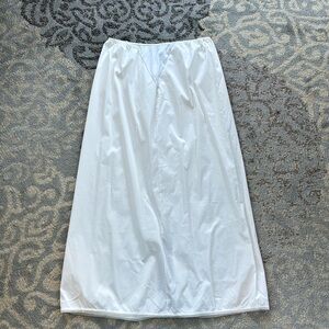 Vintage Movie Star Maxi Slip Skirt White XL